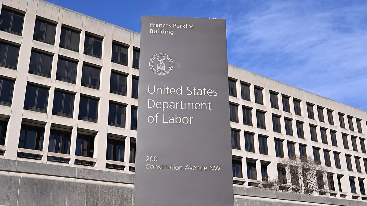 The Frances Perkins Building of the United States Department of Labor at 200 Constitution Avenue NW in Washington, used as the ThriveInMarkets evening-review hero for Friday October 2 2026, when September nonfarm payrolls printed 29,000 versus about 90,000 expected, the unemployment rate rose to 4.2 percent, and the S&P 500 closed 7,722.72 up 0.7 percent