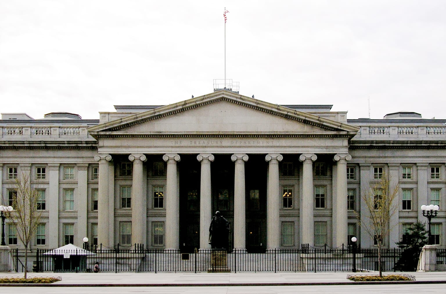 The US Treasury Building in Washington, evening review inline for Oct 21 2026