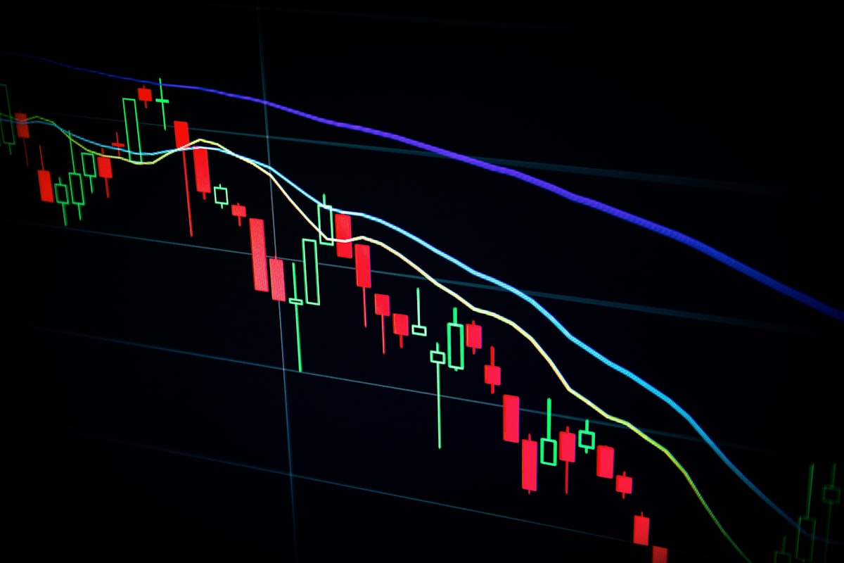 Bitcoin cryptocurrency digital asset trading chart showing recovery above 70000