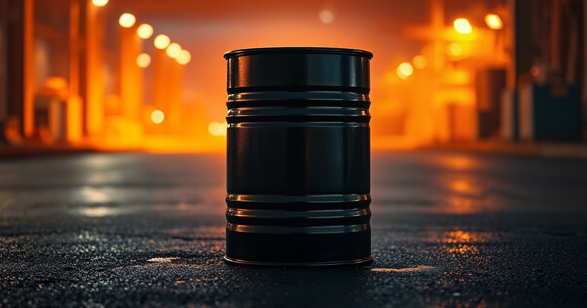 A single black steel oil drum stands on wet dark asphalt under a dramatic orange industrial glow, illustrating the June 11 2026 ThriveInMarkets morning analysis as Iran's top joint military command declared the Strait of Hormuz closed to oil tankers and commercial shipping following a second consecutive day of US strikes on Iranian targets, sending WTI front-month crude up roughly 1.9 percent to about 91.74 dollars a barrel, while a May Consumer Price Index that rose 4.2 percent year over year proved hot but not hotter than feared and allowed S&P 500 futures to rebound near 7,341 after the index closed June 10 down 1.62 percent at 7,266.99, spot gold slid to about 4,082 dollars at its lowest since November, Bitcoin held near 62,200 dollars and Ethereum outperformed near 1,653 dollars, all ahead of the SpaceX record IPO pricing later today