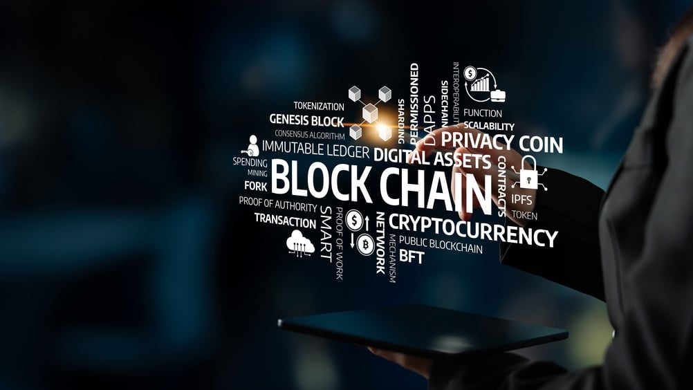An abstract visual representation of blockchain technology in warm amber and gold tones, used in the ThriveInMarkets morning analysis for Tuesday July 21 2026, the morning Bitcoin pushed through 66,000 dollars to a two-week high and Ether topped 1,900 dollars as the CLARITY Act market-structure bill advanced to the Senate floor, while gold firmed to 4,076 dollars, WTI crude eased toward 82 dollars and the S&P 500 futures pointed higher after Monday's cash close of 7,443.28 into a Fed-blackout week headlined by Alphabet and Tesla earnings on Wednesday