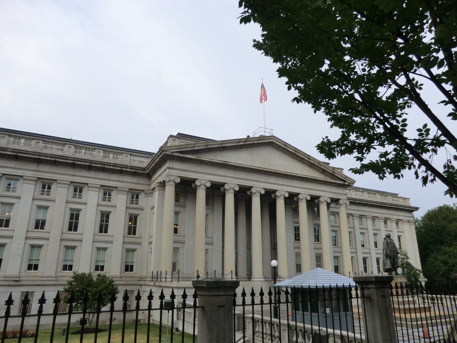 The United States Treasury Building in Washington, morning analysis for Oct 27 2026